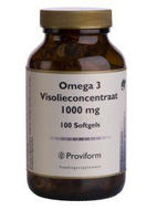 Proviform Omega 3 Visolie Concentraat 1000mg 100sft