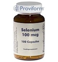 Proviform Selenium 100 Mcg Gistvrij (100ca)
