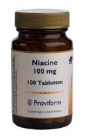 Proviform Vitamine B3 Niacine 100 Mg 100tab