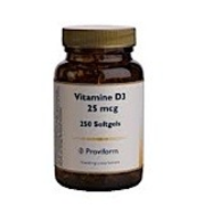 Proviform Vitamine D3 25mcg 1000ie 250sft