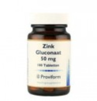 Proviform Zink Gluconaat 50mg Tabletten