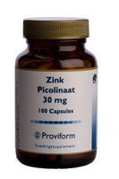 Proviform Zink Picolinaat 30 Mg (100vc)