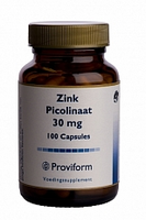 Proviform Zink Picolinaat 30mg Capsules