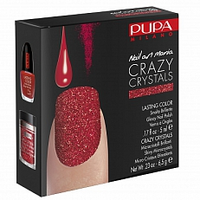 Pupa Milano Crazy Crystals Nail Art Kit 008 Urban Red Stuk