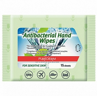 Purederm Antibacterial Hand Wipes 15st