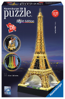 Puzzel Eiffeltoren Night Edition 3d: 216 Stukjes (125791) Stuk