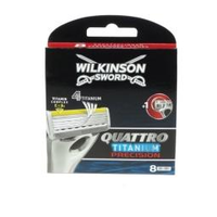 Wilkinson Quattro Titanium Precision Scheermesjes (4st.)
