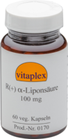 R(+) Alpha Lipoic Acid 100 Mg (60 Vegetarische Capsules)   Vitaplex