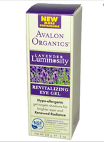Revitaliserende Oog Gel, Lavendel Luminosity (28 G)   Avalon Organics