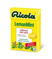 Ricola Lemon Mint Suikervrij 20 X 50g