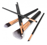 Rio Brce Make Up Borstels   The Essential Cosmetic Brush Collection   6st