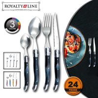 Royalty Line Rl Cut24 24 Delig Bestekset   Zwart