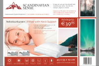 Scandinavian Sense Neksteunkussen   45 X 55 X 10 Cm