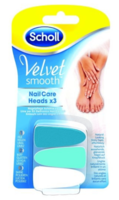 Scholl Velvet Smooth   Nail Care Heads X3