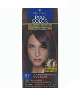 Schwarzkopf Poly Color Haarverf Creme 83 Donker Kersenrood Voordeelverpakking   3 Stuks