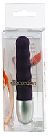Seven Creations Discretion Vibrator Ribbed Purple 13cm Stuk
