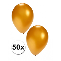 Gouden Ballonnen 50 Stuks