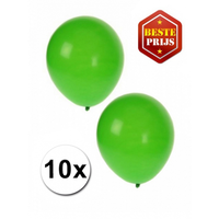 Groene Decoratie Ballonnen 10 Stuks