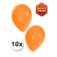 Oranje Decoratie Ballonnen 10 Stuks