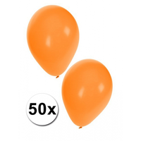 Oranje Versier Ballonnen 50 Stuks