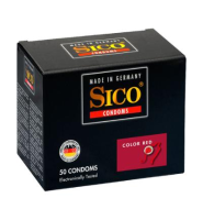 Sico Sico Color Red Aardbei Condooms   50 Stuks (50stuks)