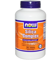 Silica Complex (180 Tablets)   Now Foods