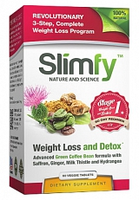Slimfy Weight Loss And Detox Afslankpillen   Stage 1 60stuks