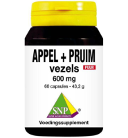 Snp Appel Pruim Vezels 600 Mg Puur (60ca)