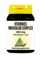 Snp Vitamines Mineralen Complex 450 Mg Tabletten