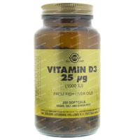 Solgar Vitamin D 3 25mcg/1000iu 250 Softgels