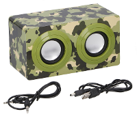 Soundlogic Draagbare Speaker   Groen/camouflage