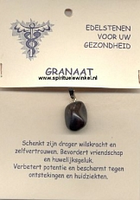 Steengoed Hanger Gezondheidssteen Granaat (1st)