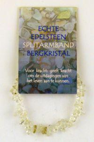 Steengoed Splitkralen Armband Bergkristal Op Kaart 1kaart