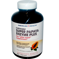 Super Papaya Enzyme Plus (360 Tablets)   American Health