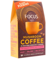 Superfoodies Mushroom Coffee Focus 10 Gram Zakjes (10st)