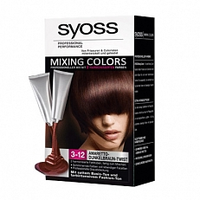 Syoss Mixing Colors 3 12 Dark Brown Shake Haarverf (1set)