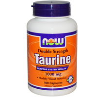 Taurine Double Strength 1000 Mg (100 Capsules)   Now Foods