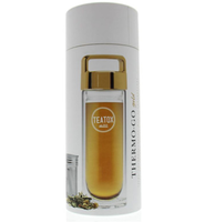 Teatox Bio Thee Thermo Bamboo To Go Bottle Gold (330ml)