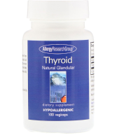 Thyroid Natural Glandular 100 Vegetarian Capsules   Allergy Research Group