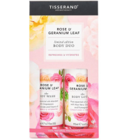 Tisserand Body Lotion & Body Wash Roos & Geranium (1set)