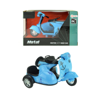 Toi Toys Speelgoed Scooter Met Zijspan   Blauw