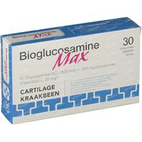Bioglucosamine Max 1250 Mg 30 Tabletten