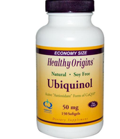 Ubiquinol Kaneka Qh 50 Mg (150 Softgels)   Healthy Origins
