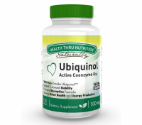Ubiquinol (kaneka™) Coq 10 100 Mg (non Gmo) (120 Softgels)   Health Thru Nutrition