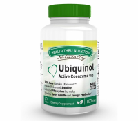Ubiquinol (kaneka™) Coq 10 100 Mg (non Gmo) (60 Softgels)   Health Thru Nutrition