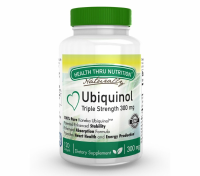 Ubiquinol (kaneka™) Coq 10 300 Mg (non Gmo) (120 Softgels)   Health Thru Nutrition