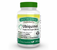 Ubiquinol (kaneka™) Coq 10 300 Mg (non Gmo) (30 Softgels)   Health Thru Nutrition