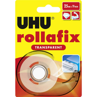 Uhu Hechtings Tape   Transparant 25 Meter X 19 Mm