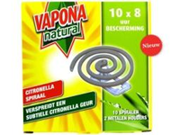 Vapona Spiraal   Natural Citronella 5 Stuks