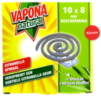Vapona Natural Citronella Spiraal 10st